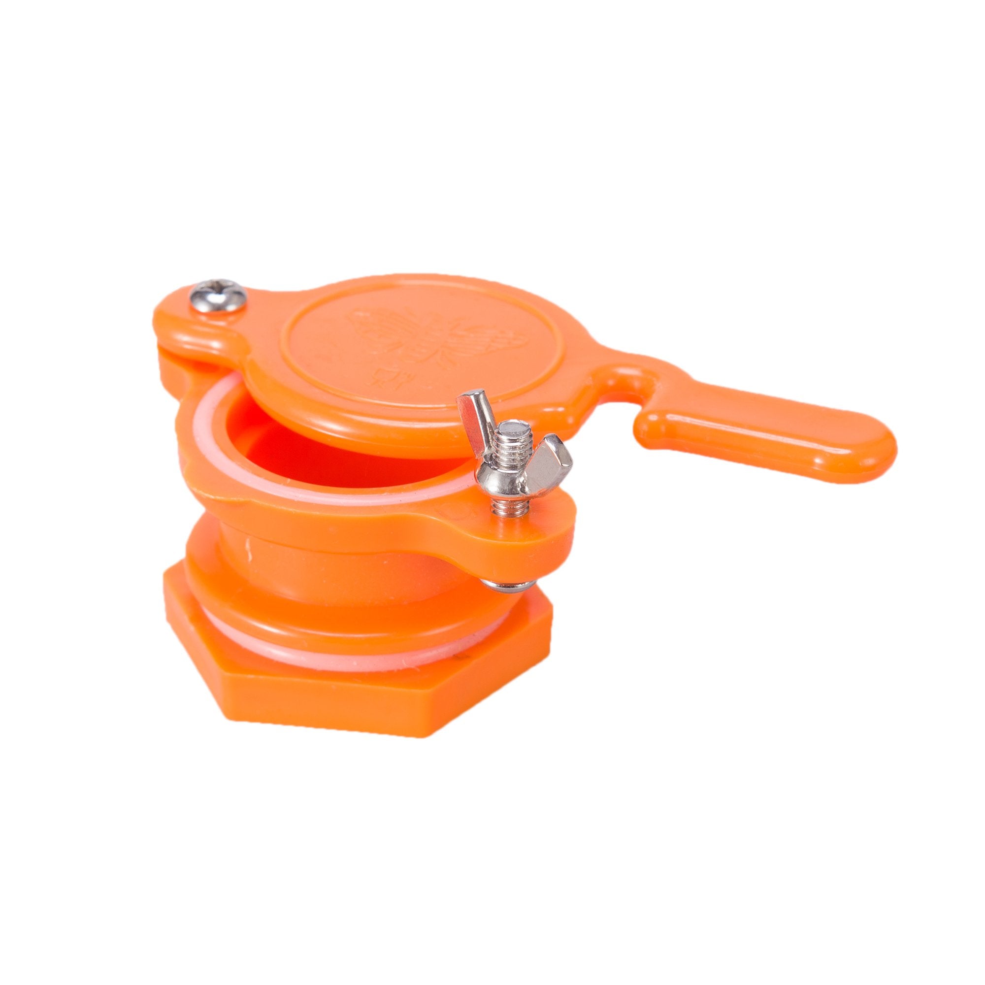 BeeCastle nylon honey gate valve designed for 5-gallon bucket fit and leak-free operation.