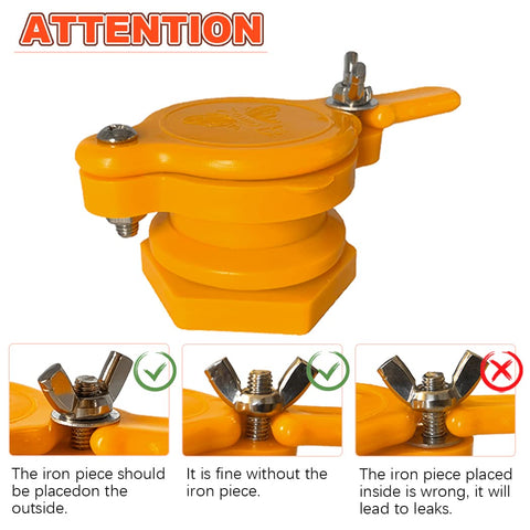 BeeCastle leak-proof o-ring gasket detail ensuring tight seals during harvest