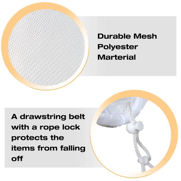 BeeCastle nuc mesh bag shows breathable design promoting airflow.