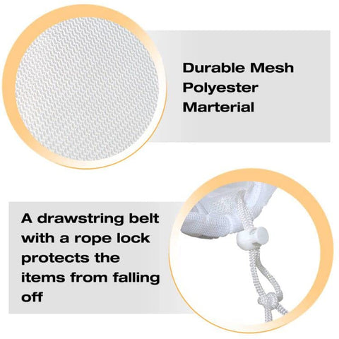 BeeCastle nuc mesh bag shows breathable design promoting airflow.