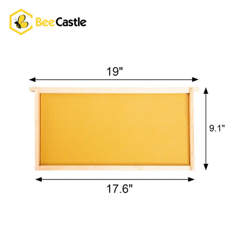 BeeCastle wooden pine frames showcasing sturdy frame construction
