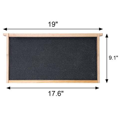 BeeCastle wooden frames assembly kit facilitates easy Langstroth deep brood beehive setup