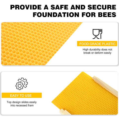 BEEINN foundation sheet easily slides into top-fluted medium frame