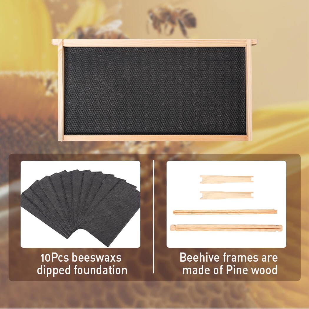 Beeinn Dovetail-constructed box with pre-drilled holes enables sturdy, easy setup.