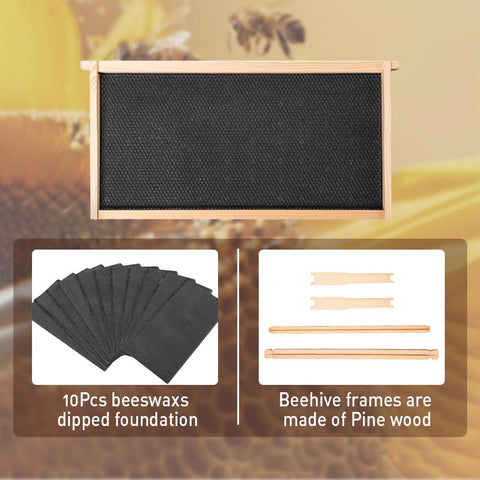 Beeinn Dovetail-constructed box with pre-drilled holes enables sturdy, easy setup.