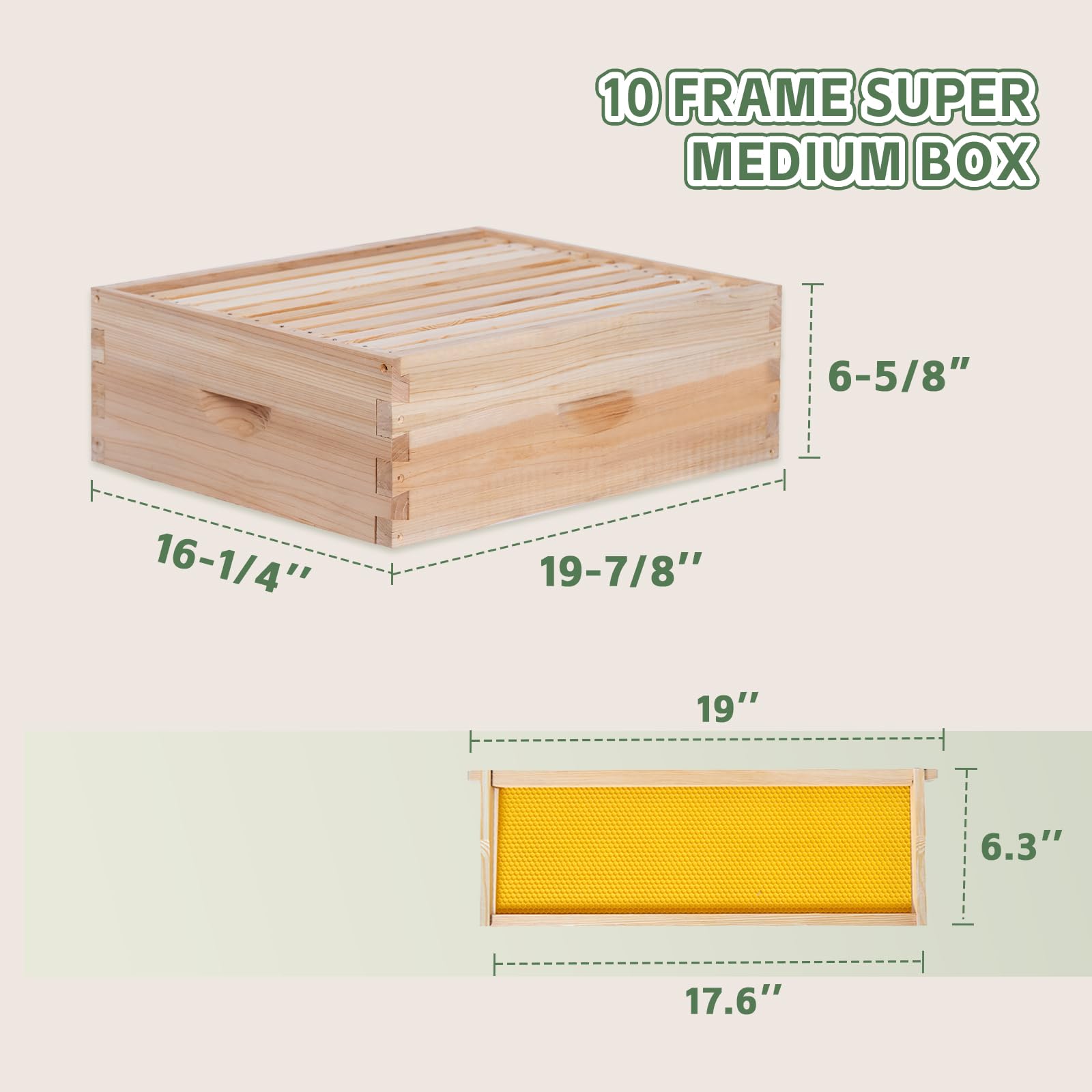 BEEINN queen excluder for safe brood separation.