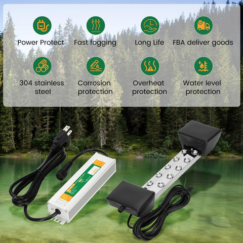 Beendou 12-head device operates independently for reliable fog output.