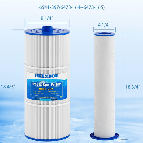Beendou 6473-164 inner filter detail traps particles.