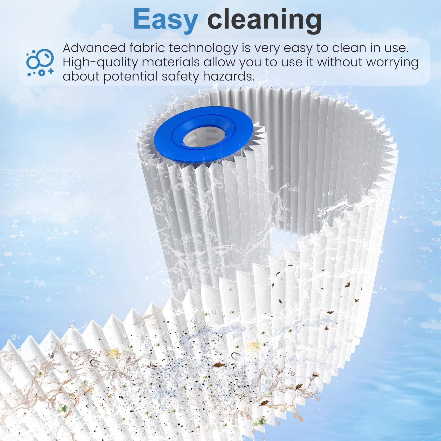 Beendou easy-clean design for quick rinsing.