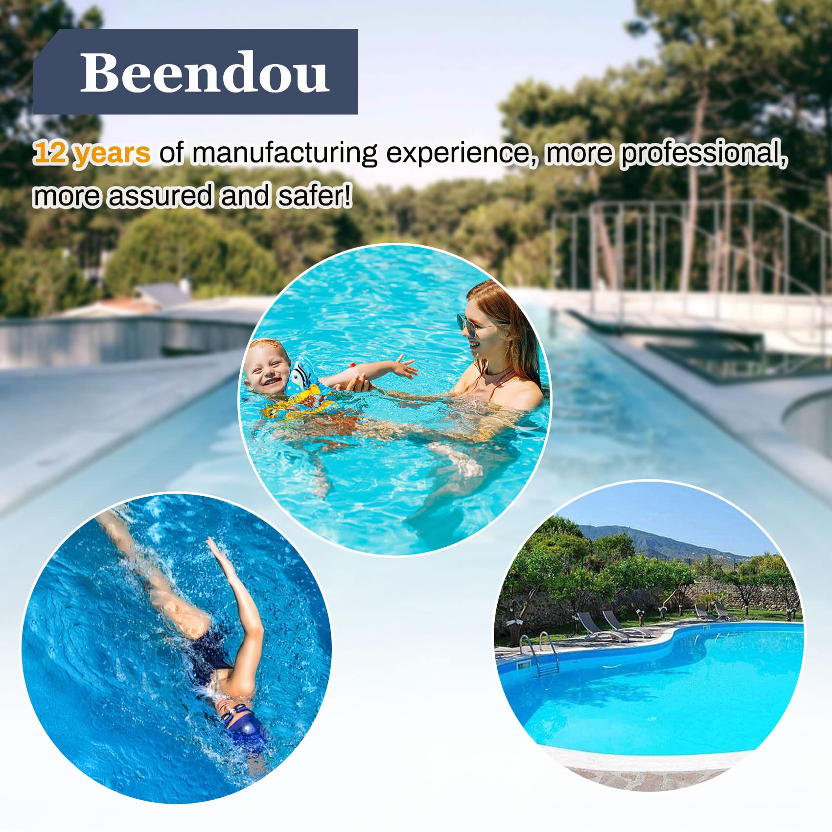 Beendou PP polyester filter material offers strong dirt absorption for cleaner water