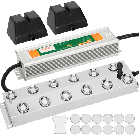 Beendou ultrasonic mist maker 12-head nozzles produce dense ambient fog.