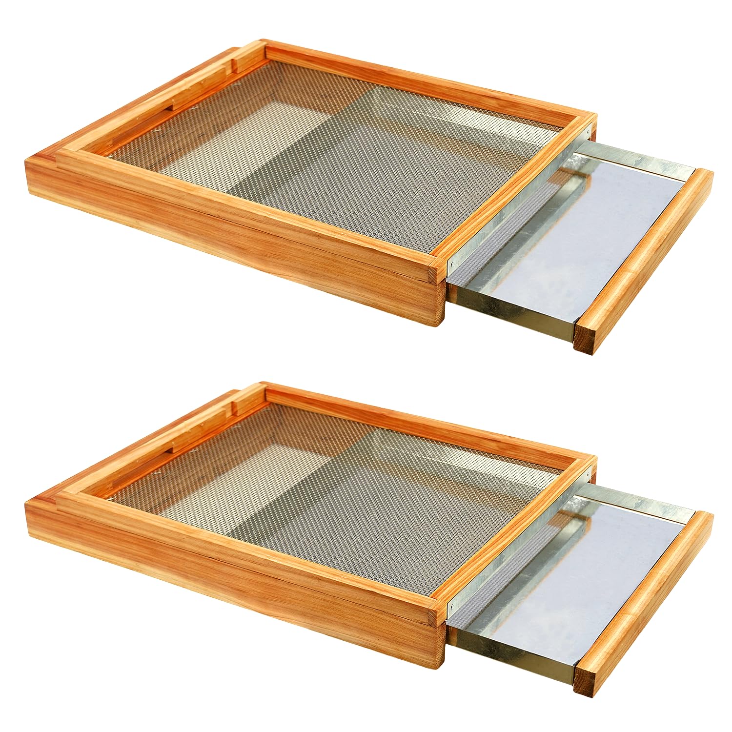 BeeQuestify screened bottom board enhances airflow for a healthier 10-frame Langstroth hive.