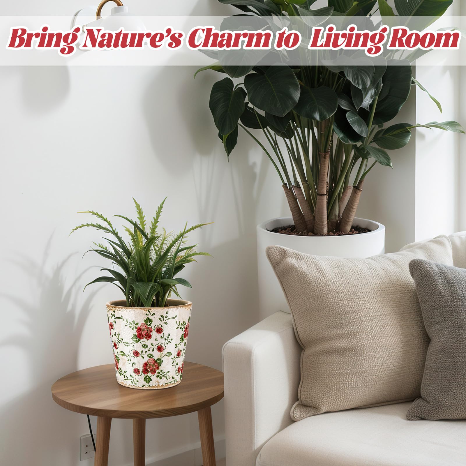 Beeveer planter works as a centerpiece on shelves or tables