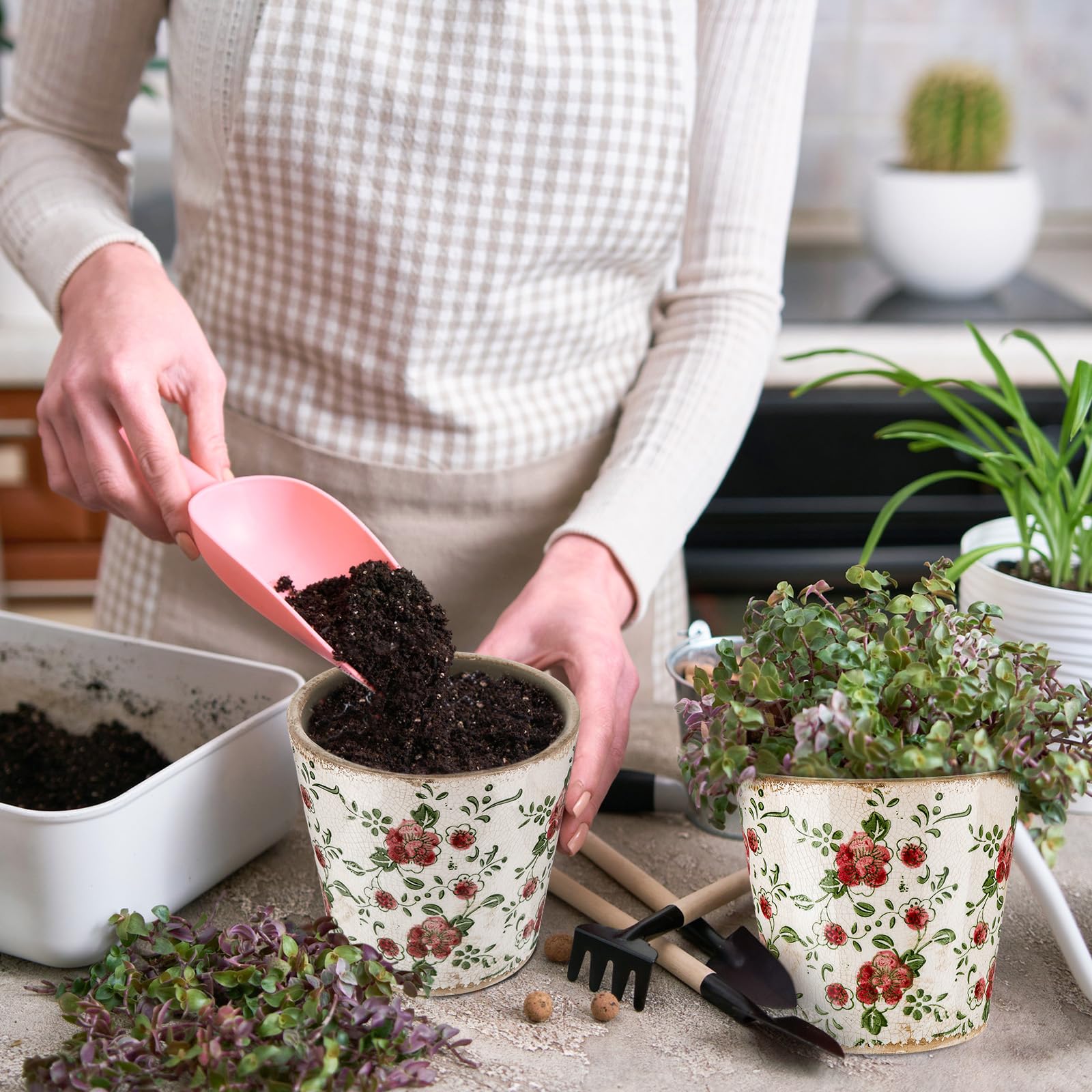 Beeveer wide mouth design makes planting and removal easy