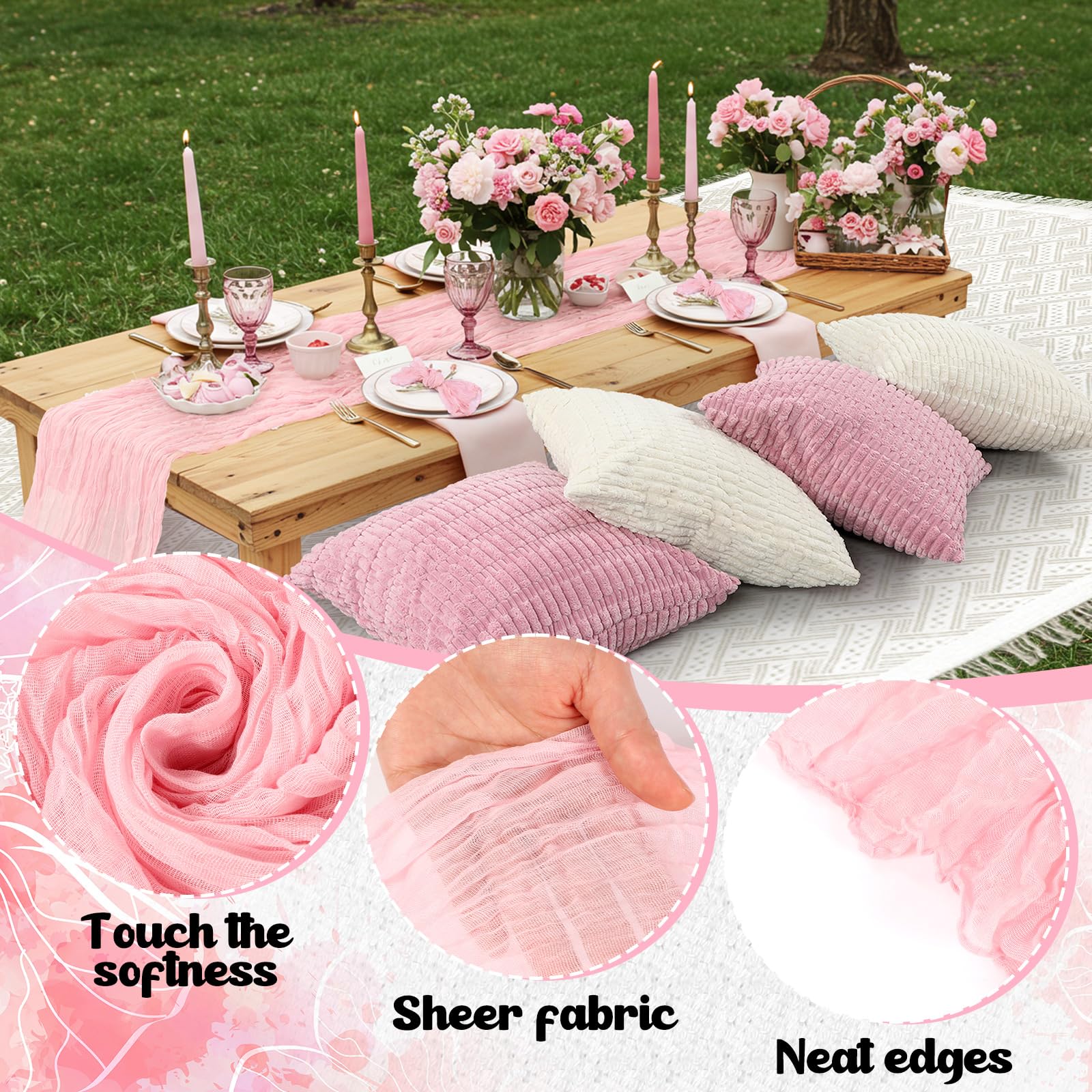 Beeveer machine washable picnic blanket for easy cleanup