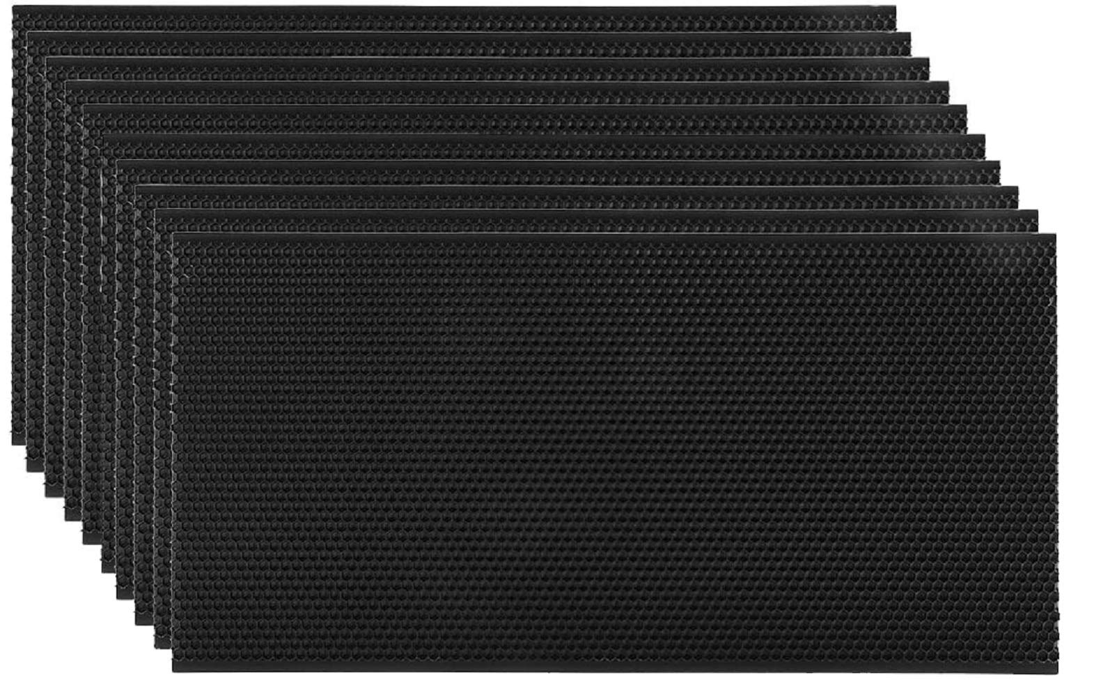 BEEXTM beehive foundation sheet with beeswax coating for durable deep-frame use.