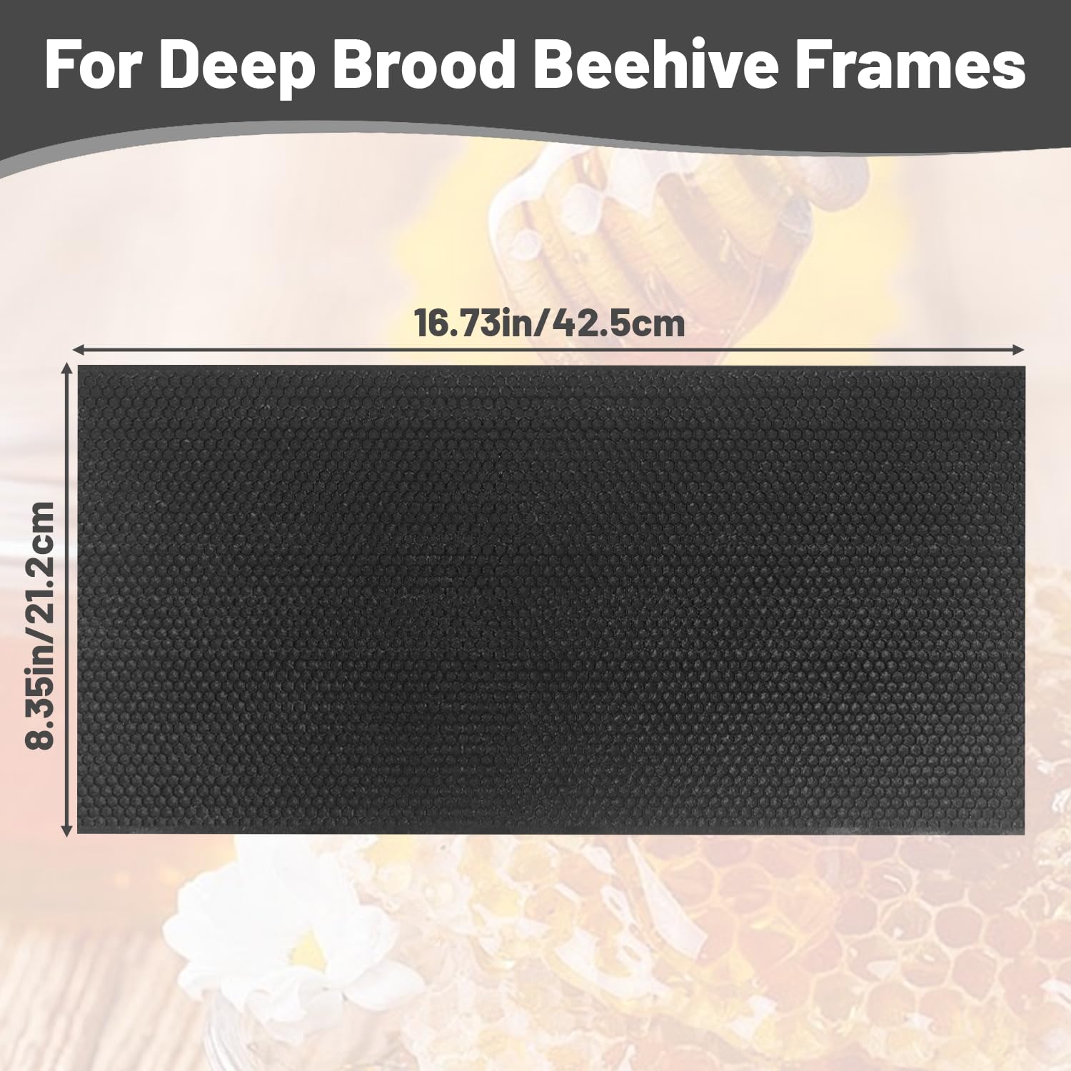 BEEXTM packaging shows 10 foundation sheets for beekeeping use.