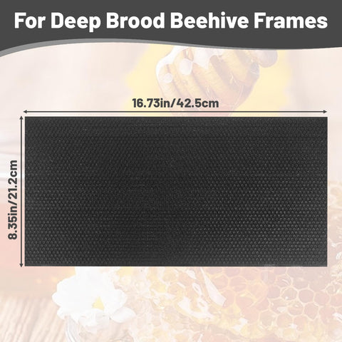 BEEXTM packaging shows 10 foundation sheets for beekeeping use.
