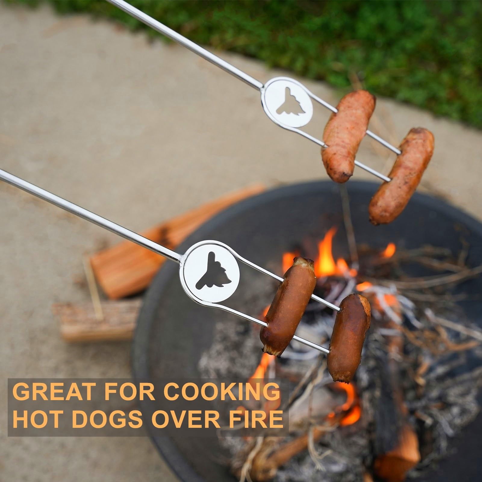 Begatter fire pit camping skewers designed for long-lasting outdoor use