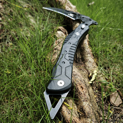 BEHAWK folding sickle ergonomic handle provides comfortable grip and reduced fatigue.