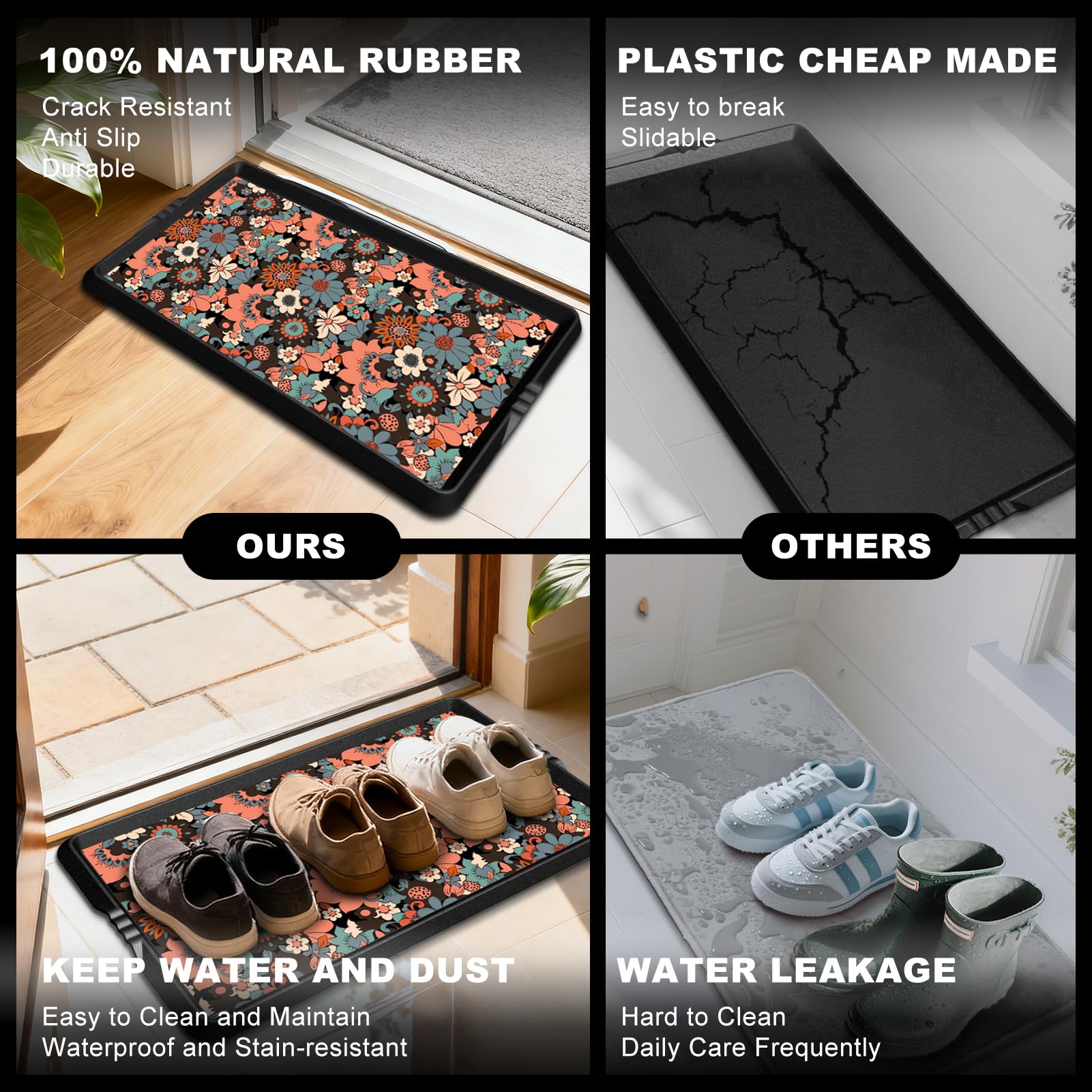 BEHERO boot tray is easy to clean with a quick wipe or rinse.