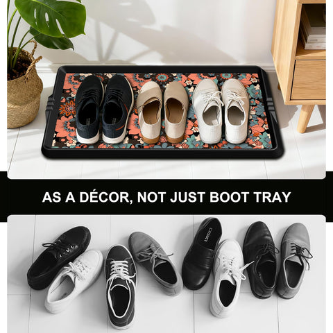 BEHERO boot tray suitable for indoor and outdoor use, protecting floors.