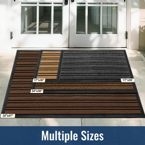 BEHERO front-door mat in wet weather demonstrates quick drying and reliable protection.