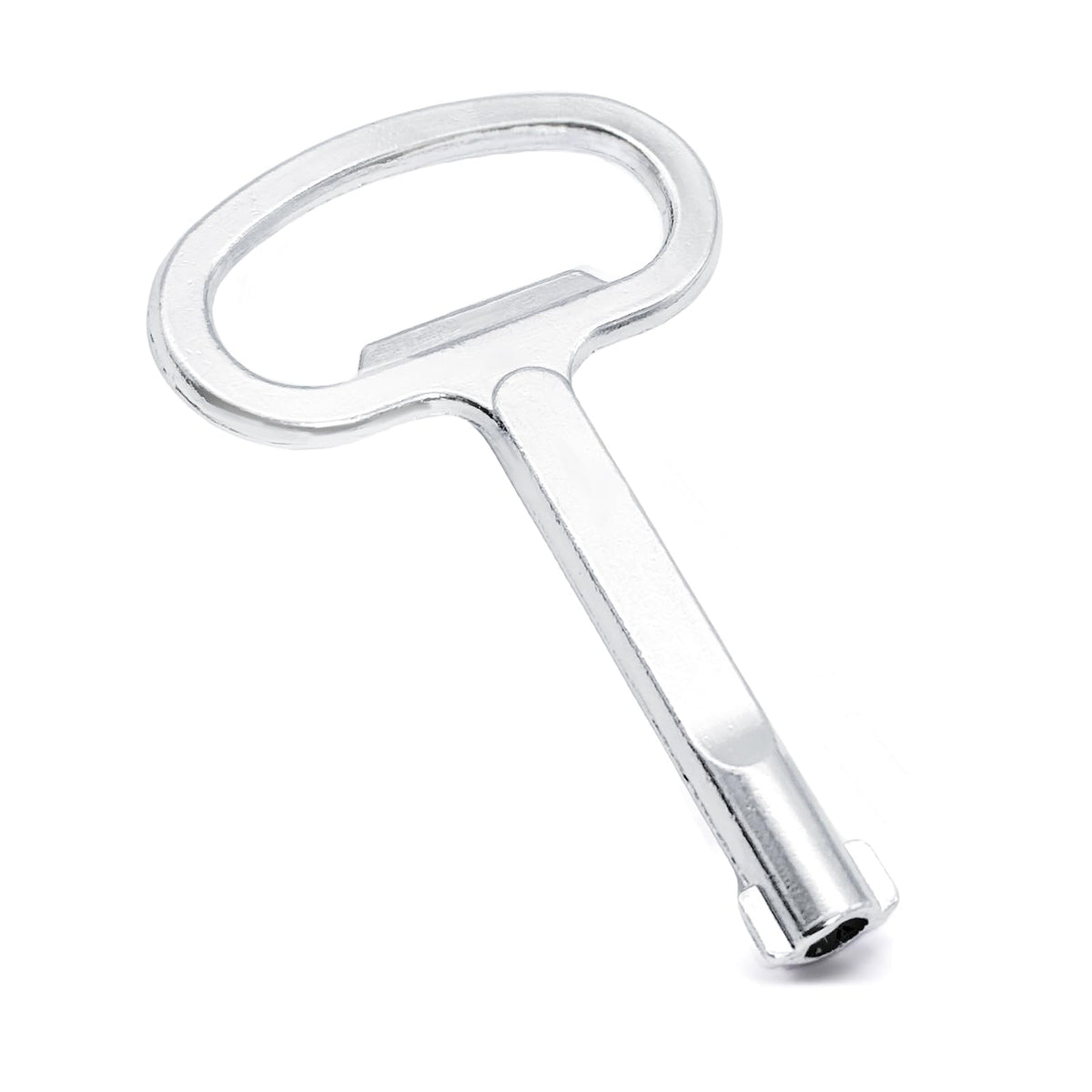 Beienz GM82922 generator key with chrome finish, compatible with Kohler models for quick access.
