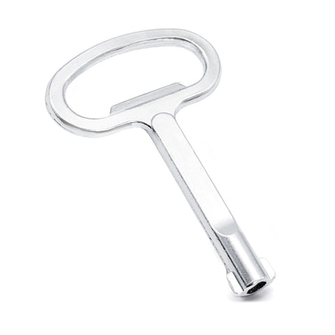 Beienz GM82922 generator key with chrome finish, compatible with Kohler models for quick access.