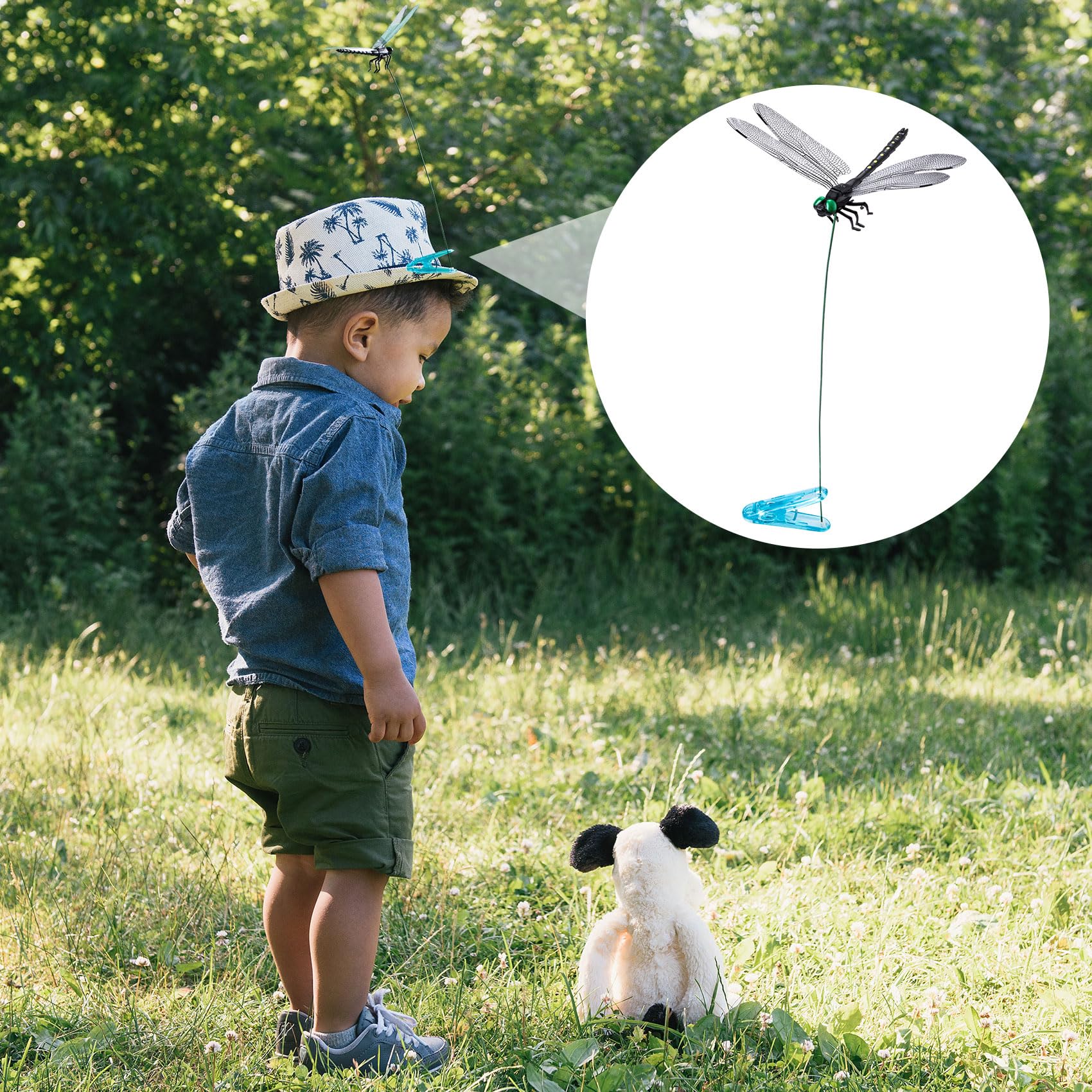 BEIQIYA dragonfly clips ideal for patios lawns and flower beds