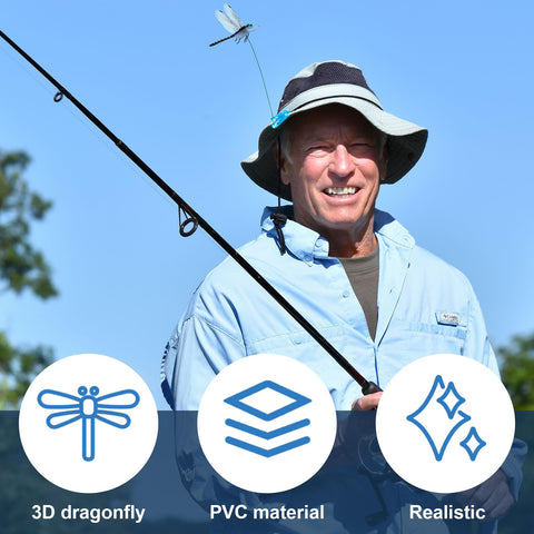 BEIQIYA dragonfly clips stainless steel pole provides weather-resistant support