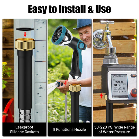 Beitopamz 3/4 brass fittings ensure secure connections