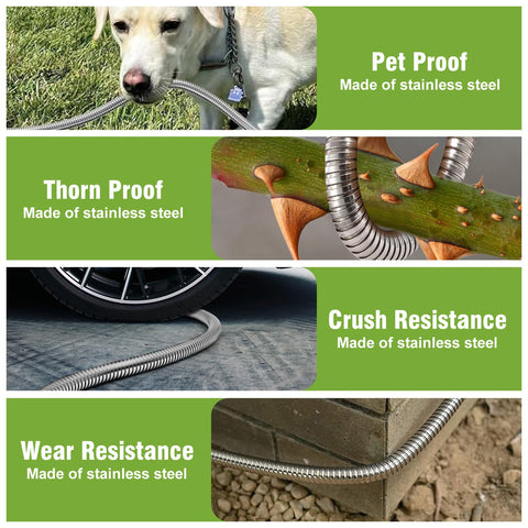 Beitopamz durable leakproof garden hose reduces leaks and water waste.