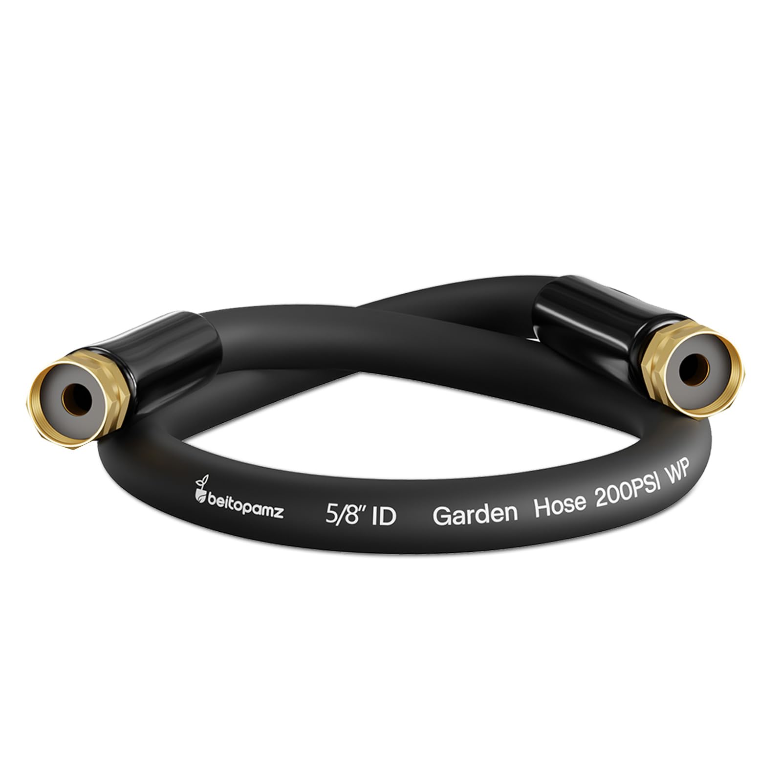 Beitopamz short garden hose 1ft with female-to-female connector for quick setup