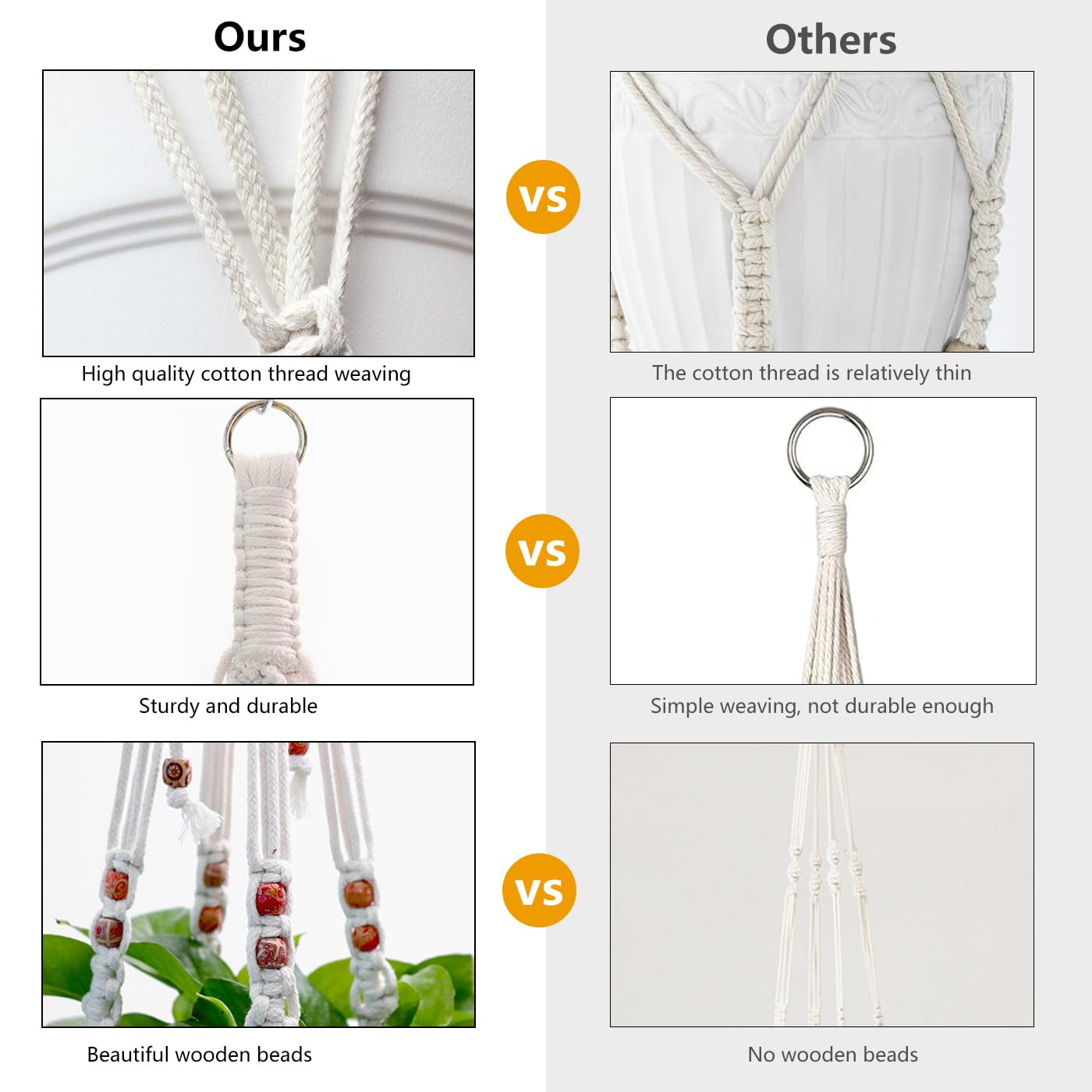 Belit gift-ready macrame plant hanger bundle for gifting