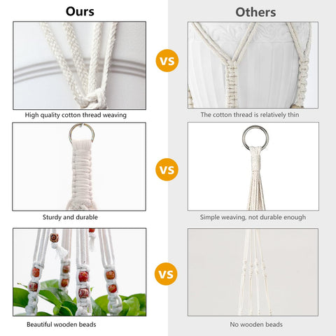 Belit gift-ready macrame plant hanger bundle for gifting