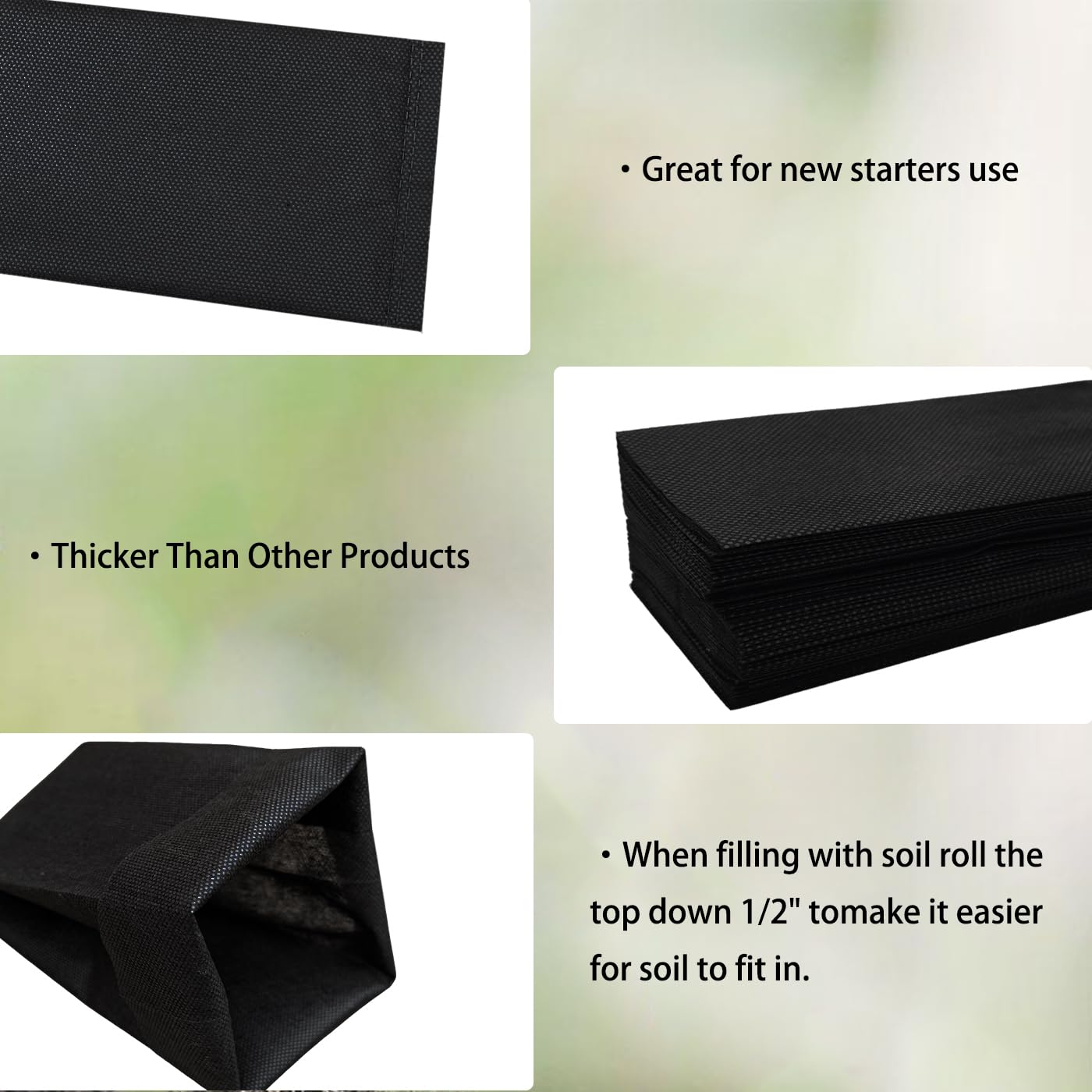 Belit packaging shows 100 bags for bulk garden projects.