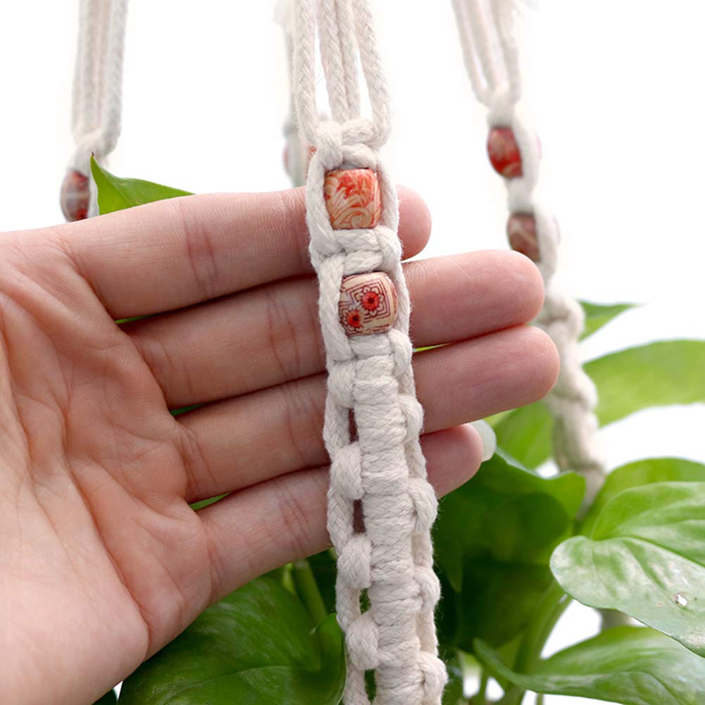Belit pure cotton cord plant holder weave detail
