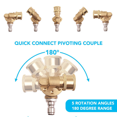 Belivetget turbo nozzle at 15-degree spray for efficient grime removal