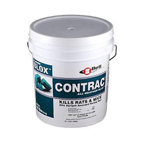 Bell Laboratories Contrac Blox bait station for rodent control — tamper-resistant and pet-safe.