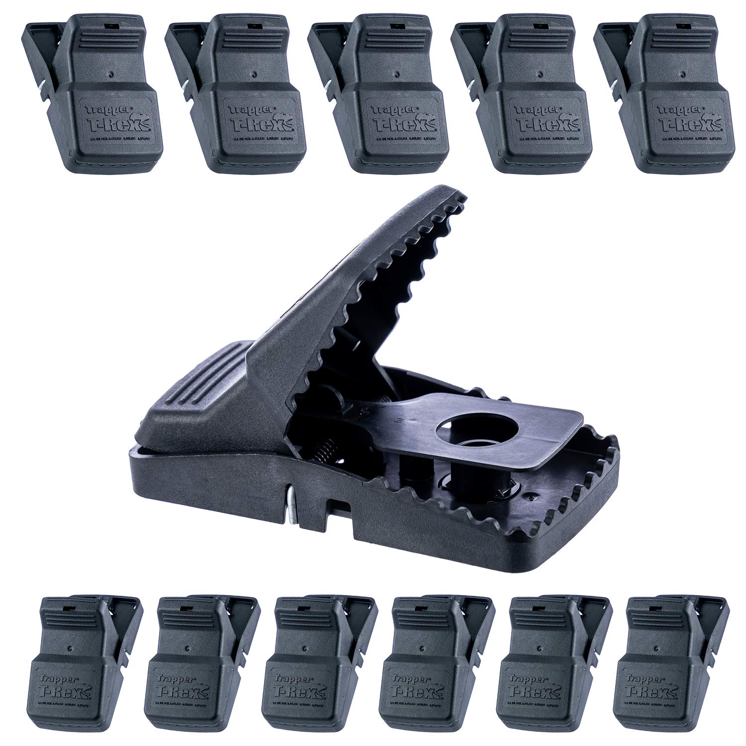 Bell Laboratories Trapper T-Rex rat trap setup demonstrates secure wall placement and quick reset.