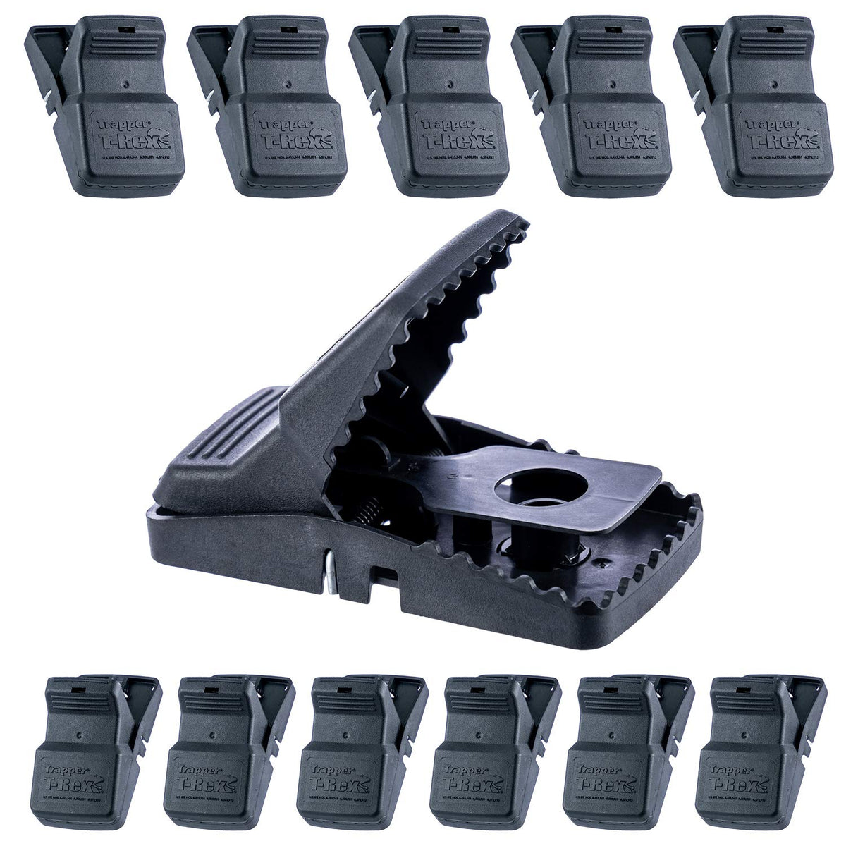 Bell Laboratories Trapper T-Rex rat trap setup demonstrates secure wall placement and quick reset.