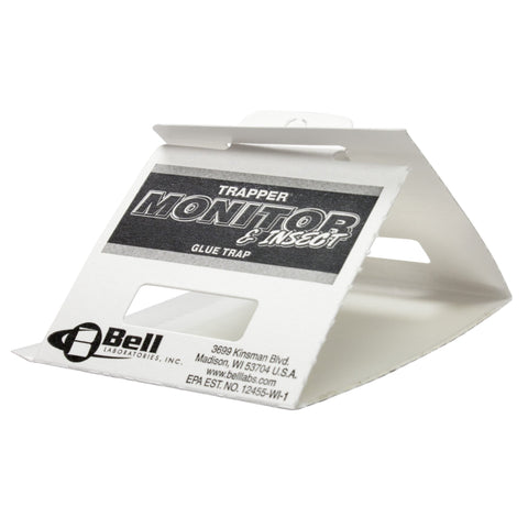 Bell Laboratories Trapper insect trap with 90-trap setup for monitoring bed bugs, spiders, and roaches.