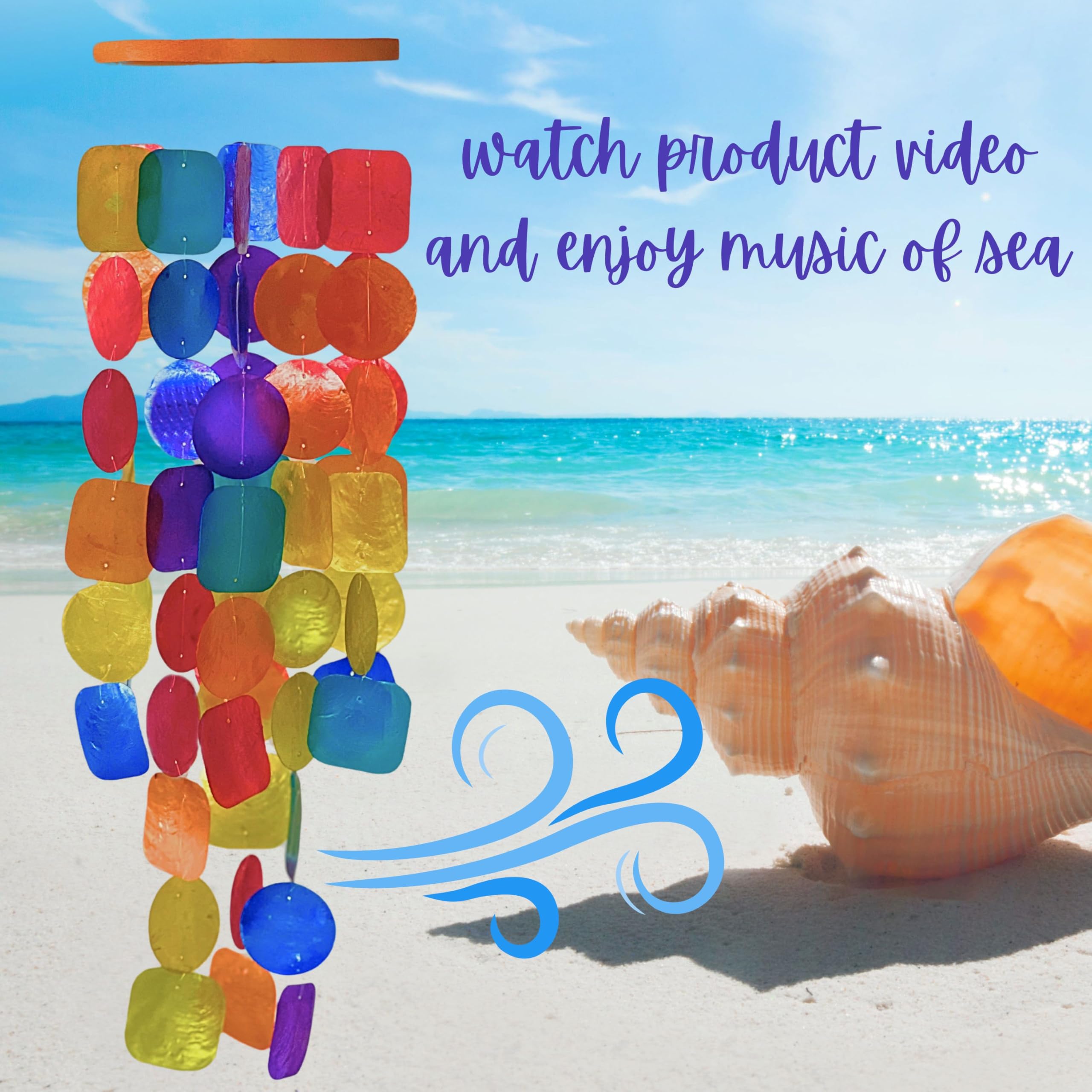 Bellaa wind chimes support mindful listening in meditation or yoga corners