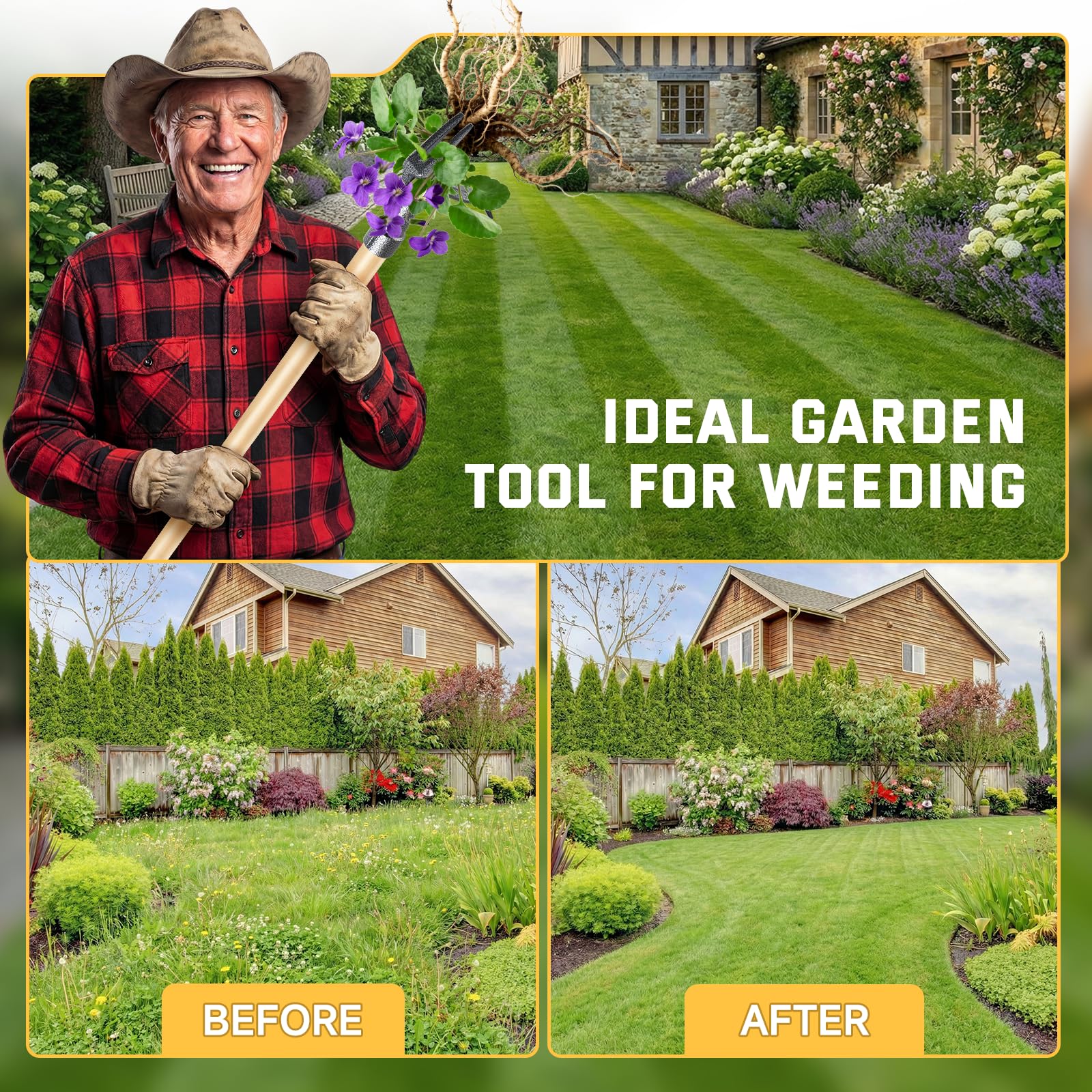 BellaJoyz chemical-free weed removal keeps gardens safe for kids and pets.