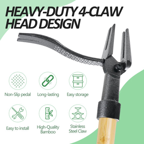 BellaJoyz Weeder built-in hanging holes simplify wall storage.