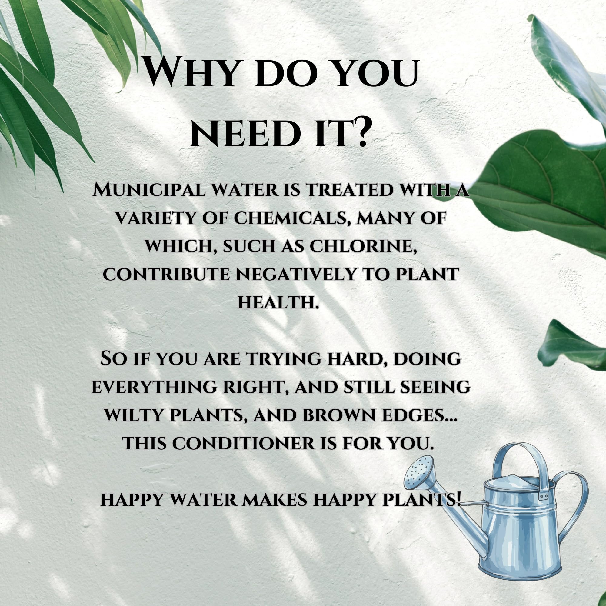 Bellawood Horticulture water conditioner ph balance helps maintain a plant-friendly soil environment.