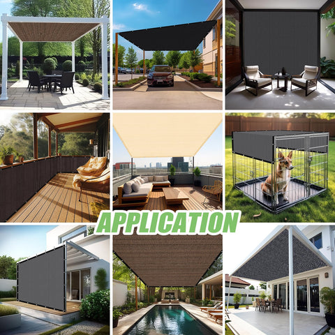 BELLE DURA color mocha with customizable size options for yards
