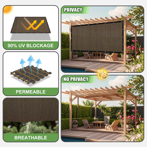 BELLE DURA versatility as privacy screen for patio or garden.