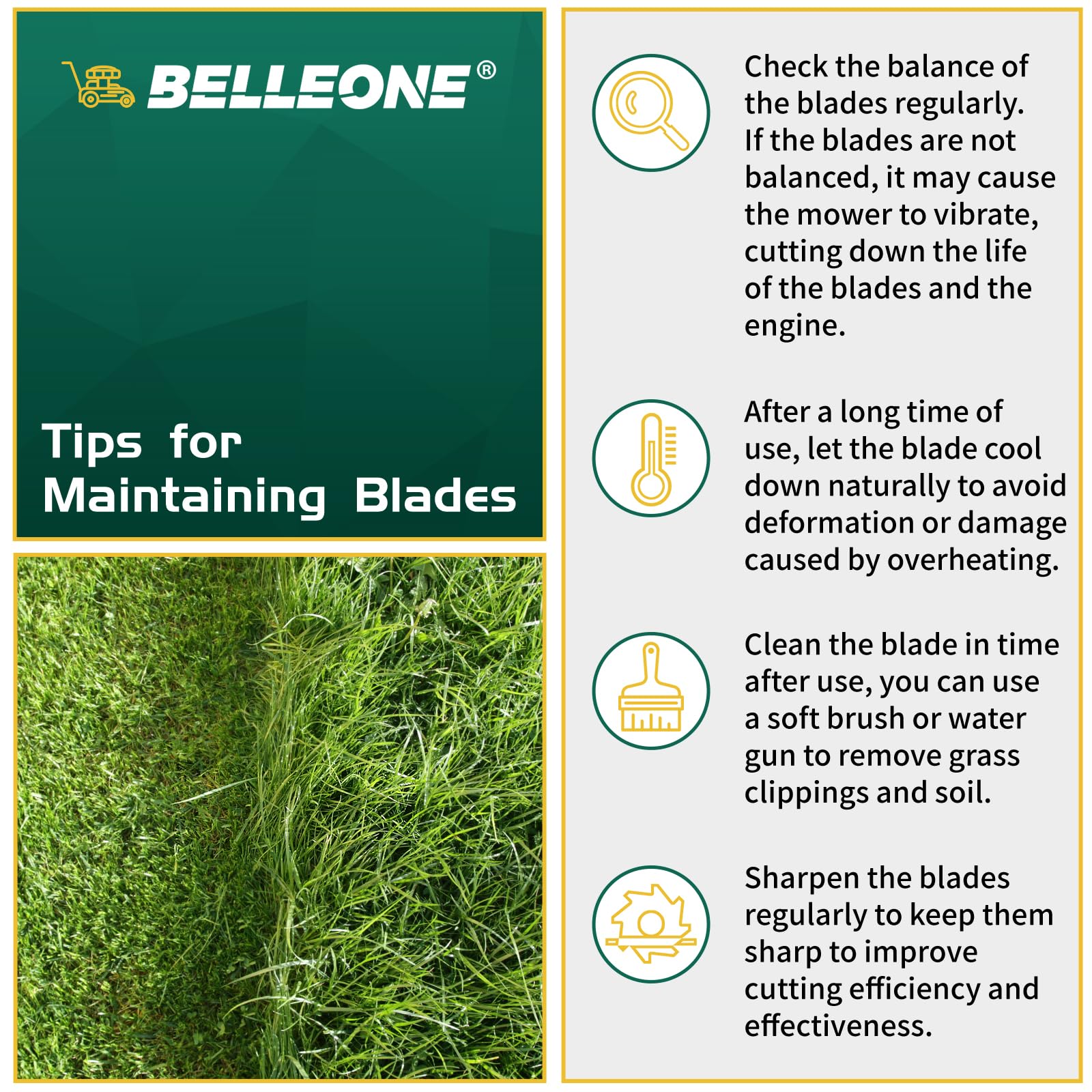 Belleone 038-0002-00 six-pack blades packaging demonstrates value option